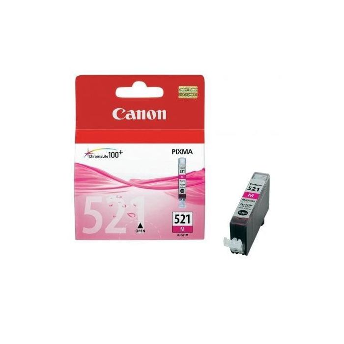 Ink-Jet Canon Cli-521M Magenta Pixma Mp620-630-980 Ip3600-4600