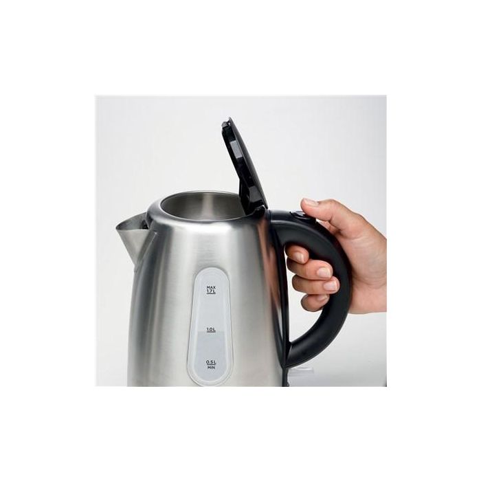 Ariete 2847 Hervidor de Acero Inoxidable 1.7L con Apagado Automático y Visor de Nivel de Agua 2