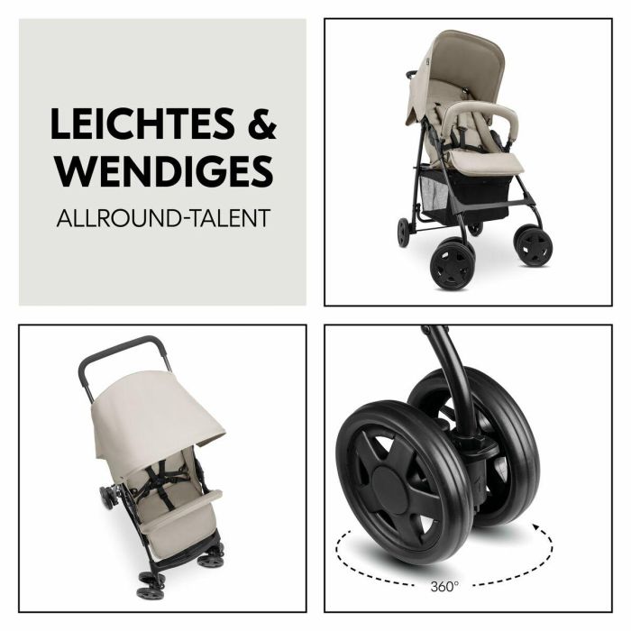 Carro de Paseo para Bebé Hauck Beige 5