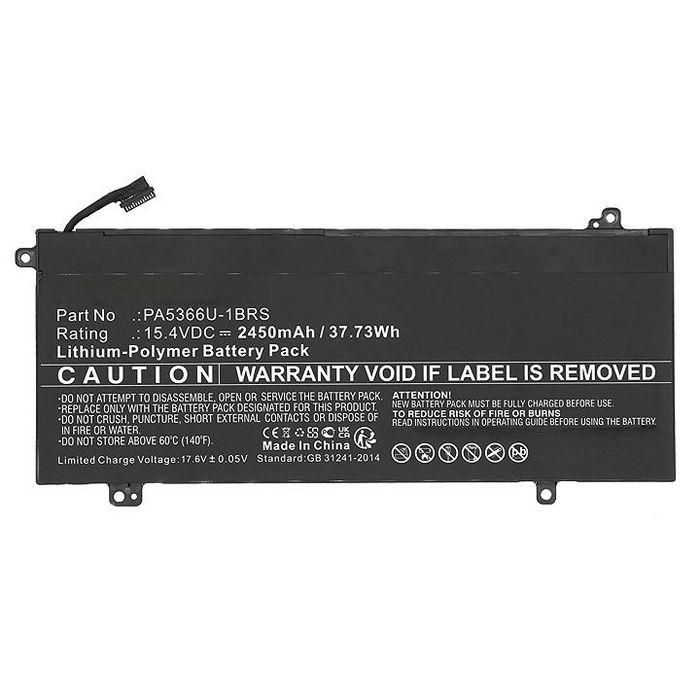 CoreParts Batería para portátil Toshiba Dynabook Satellite Pro L50, L50-G series 37.73Wh Li-ion 15.4V 2450mAh Negra