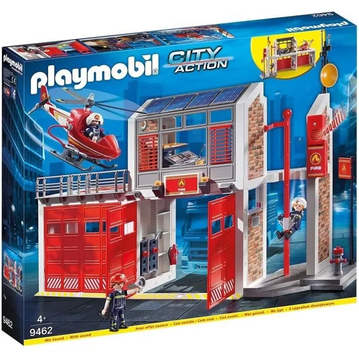 Playmobil Parque De Bomberos 9462 con Helicóptero y Helipuerto para +4 años 0 Playmobil Parque De Bomberos 9462 con Helicóptero y Helipuerto para +4 años 0