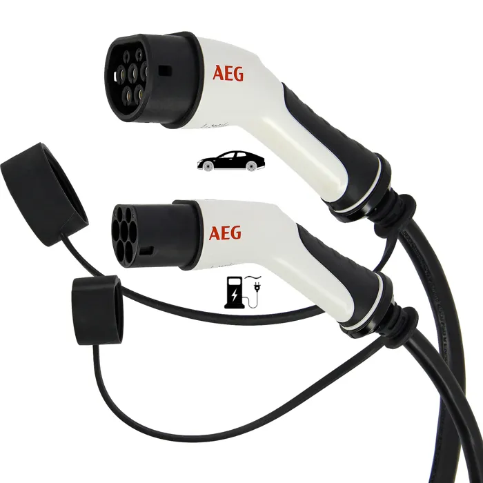 Aeg Cable de Carga 5124 para Vehículos Eléctricos e Híbridos Enchufables - Trifásico 32A 480V AC - 5m 5 Aeg Cable de Carga 5124 para Vehículos Eléctricos e Híbridos Enchufables - Trifásico 32A 480V AC - 5m 5