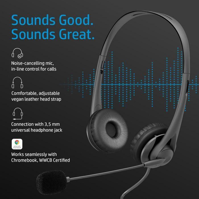 HP Stereo 3.5mm Headset G2 3 HP Stereo 3.5mm Headset G2 3