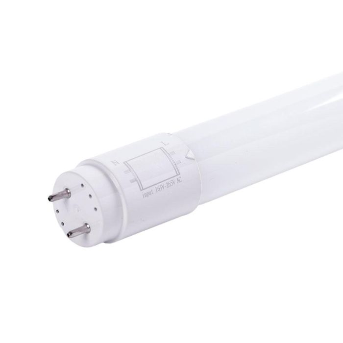 Tubo LED T8 18W 2.880Lm 6000ºK Vidrio 120Cm  Conexión 2 Extremos 40.000H  [HO-T8GL120-18W-CW]