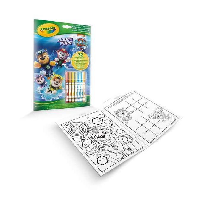 Libro Actividades Paw Patrol - 7 Rotuladores 04-6918 Crayola 3 Libro Actividades Paw Patrol - 7 Rotuladores 04-6918 Crayola 3