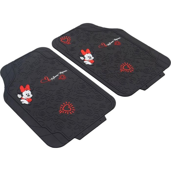 Disney Alfombrillas Minnie CZ10901 para Coche PVC Universal 44x65cm Dos Unidades 1 Disney Alfombrillas Minnie CZ10901 para Coche PVC Universal 44x65cm Dos Unidades 1