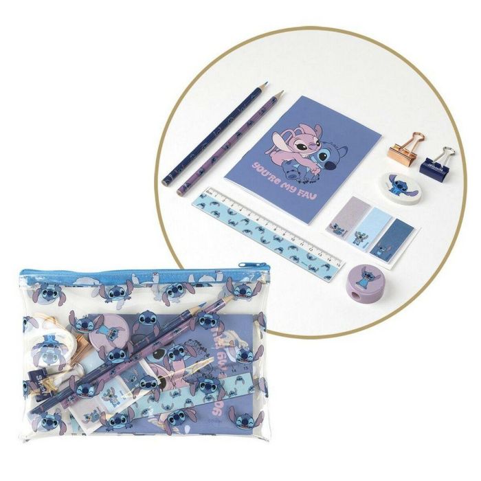 Cerdá Set de Papelería Escolar Completo Stitch Azul, Ideal para Niños de 3 a 12 Años 2 Cerdá Set de Papelería Escolar Completo Stitch Azul, Ideal para Niños de 3 a 12 Años 2