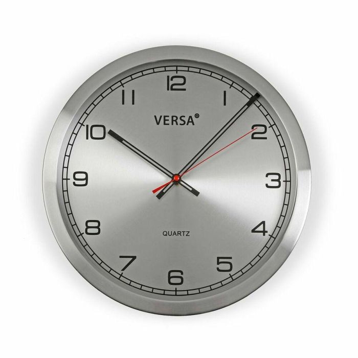 Reloj de Pared Versa Aluminio (4,1 x 25 x 25 cm) Reloj de Pared Versa Aluminio (4,1 x 25 x 25 cm)