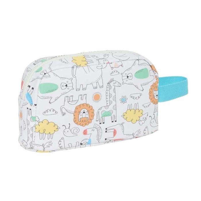 Portameriendas Térmico Safta Zoo Beige 21,5 x 12 x 6,5 cm