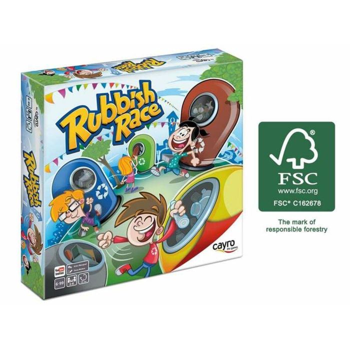 Juego rubbish race (madera fsc) 2
