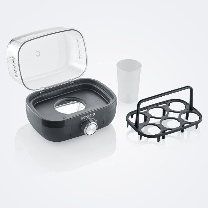 SEVERIN EK3166 Cocedor de huevos de 1 a 6 huevos - 420 W - Negro 1 SEVERIN EK3166 Cocedor de huevos de 1 a 6 huevos - 420 W - Negro 1