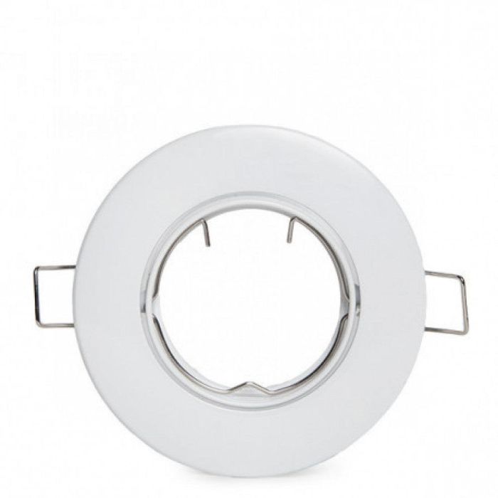 Aro Foco Downlight Basculante Circular Aluminio Blanco 93Mm Estuche Personalizado 1 Aro Foco Downlight Basculante Circular Aluminio Blanco 93Mm Estuche Personalizado 1