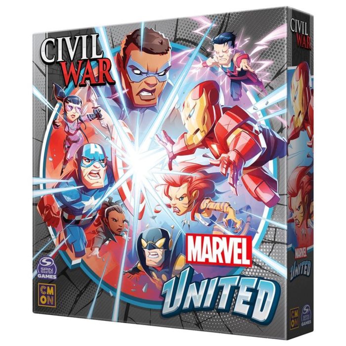 Marvel United Civil War Juego de Mesa Expansión