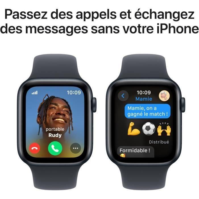 Apple Watch SE GPS + Cellular - 44 mm - Caja de aluminio medianoche - Correa deportiva medianoche - M/L 3 Apple Watch SE GPS + Cellular - 44 mm - Caja de aluminio medianoche - Correa deportiva medianoche - M/L 3