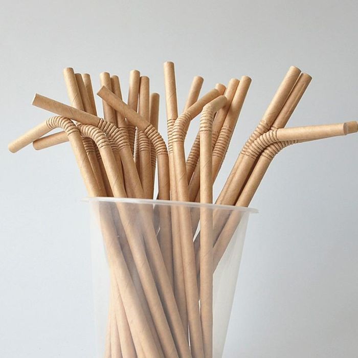 Set de 50 pajitas de cartón Kraft 19.7x6 mm Algon (24 Cajas) 2 Set de 50 pajitas de cartón Kraft 19.7x6 mm Algon (24 Cajas) 2