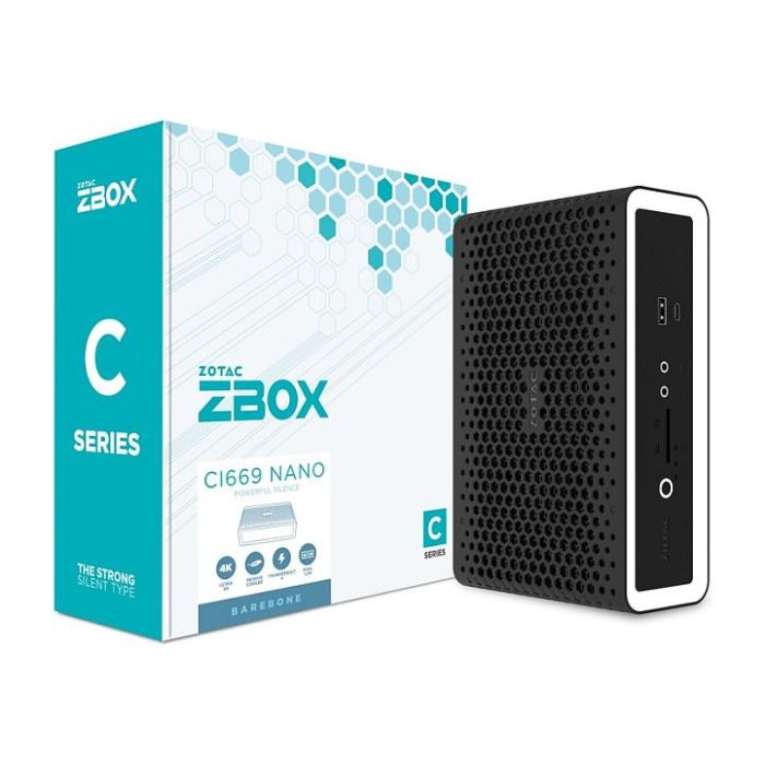 Zotac CI669 NANO Barebone Intel Core i7-1355U DDR5 WiFi 6 Bluetooth 5.2 Estación de Trabajo Compacta 4