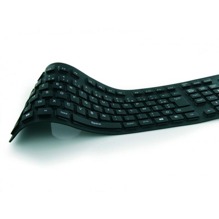 Mobility Lab ML300559 Teclado USB Azerty Flexible y Enrollable, Impermeable a Derrames y Lavable, 107 Teclas 2