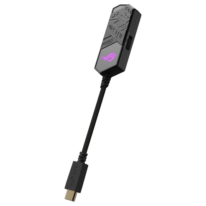 ASUS ROG Clavis Adaptador de Micrófono con Cancelación de Ruido IA para PC, MAC, PlayStation 4, PlayStation 5, Nintendo Switch 9