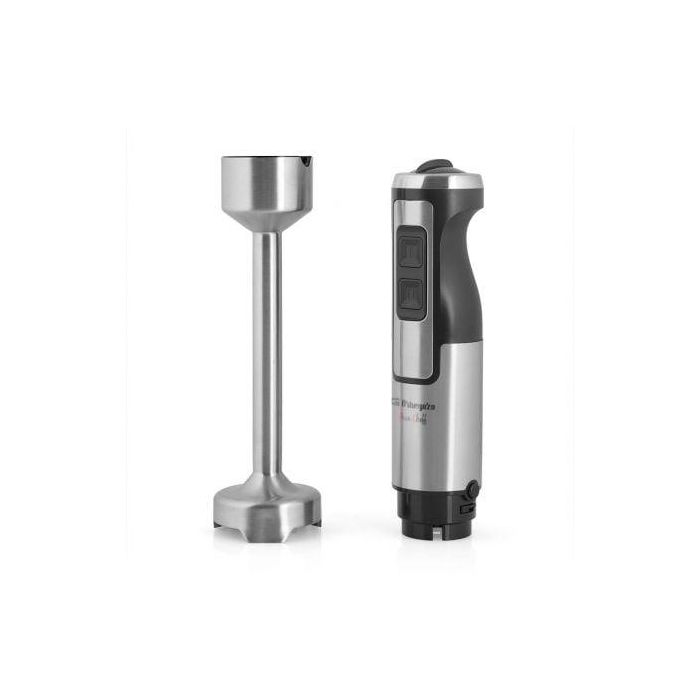 Orbegozo BT 2760 Batidora de Mano 1000W con Vaso 600ml, Picador 500ml y Batidor, Acero Inoxidable, 2 Velocidades + Turbo 1 Orbegozo BT 2760 Batidora de Mano 1000W con Vaso 600ml, Picador 500ml y Batidor, Acero Inoxidable, 2 Velocidades + Turbo 1