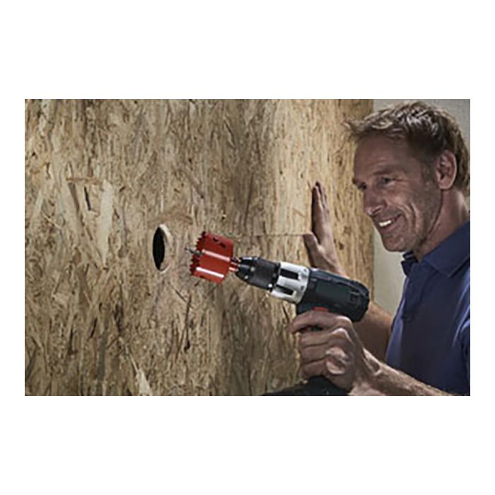 Wolfcraft Sierra de corona bimetal con adaptador y broca piloto Ø20 mm 1