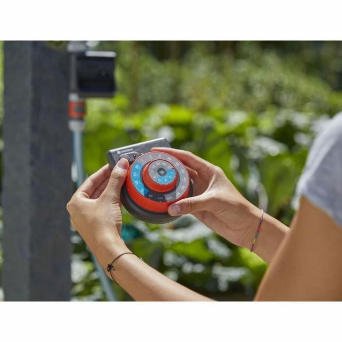 Gardena controlador de riego Easy Plus - Temporizador para grifos 20/27 y 26/34 con selección de duración, frecuencia y nebulización 3