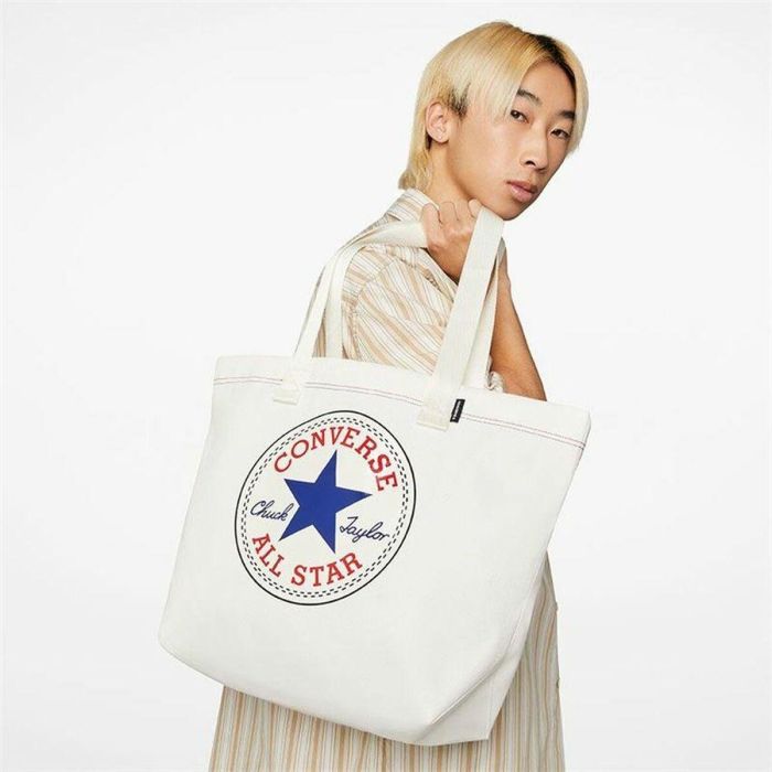 Bolso de Hombro Converse Chuck Patch Blanco 1