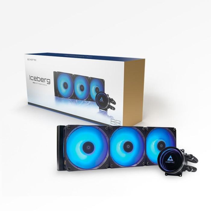 K Cooler Wasserkühlung Chieftec Iceberg 360 RGB multi Cooler | 1700| 1200| 1150| 1151| 1155| 1156| 1851| AM5/4/3+/2+/2 8