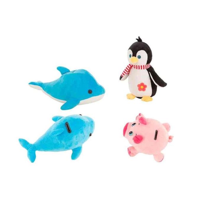 Creaciones Llopis Peluche Hucha Animales 28 cm con Sonidos - Edad Mínima 3 Años 1 Creaciones Llopis Peluche Hucha Animales 28 cm con Sonidos - Edad Mínima 3 Años 1