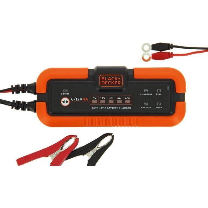 Cargador de Bateria Black & Decker 6V y 12V 4A 1 Cargador de Bateria Black & Decker 6V y 12V 4A 1
