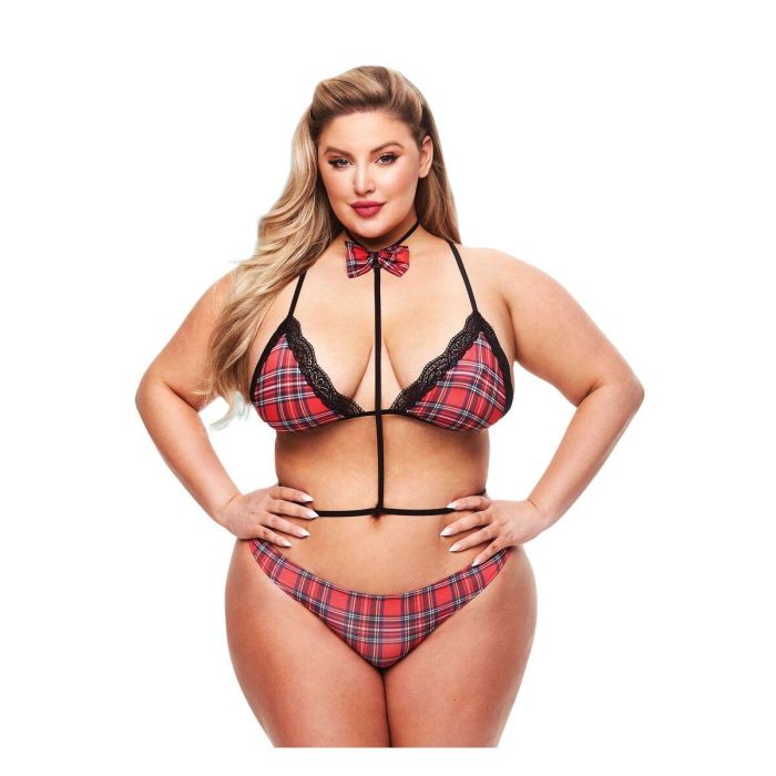 Disfraz Erótico Teacher’s Pet School Girl Multicolor Queen size 0 Disfraz Erótico Teacher’s Pet School Girl Multicolor Queen size 0