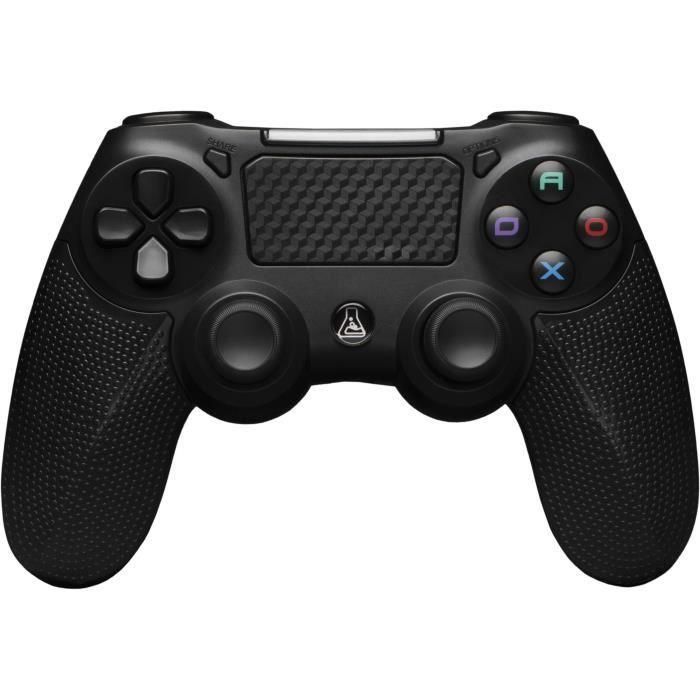 Mando de Juego Inalámbrico PS4 - K-PAD-THORIUM - Negro - Bluetooth - Batería Recargable de Larga Duración - Vibraciones Integradas