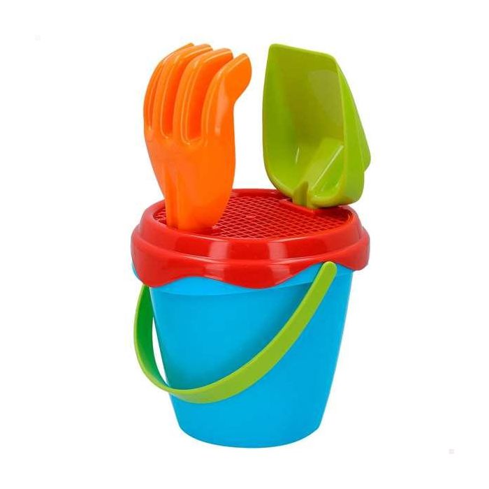 Set cubo playa con 3 accesorios en red 14 cm - modelos surtidos Set cubo playa con 3 accesorios en red 14 cm - modelos surtidos