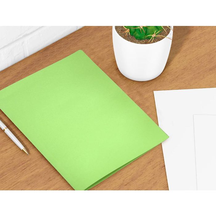 Subcarpeta Liderpapel Din A4 Verde Intenso 180 gr-M2 50 unidades 4