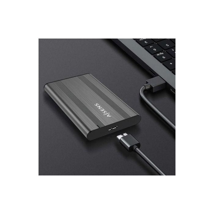 AISENS - CAJA EXTERNA 2,5 9.5MM SATA A USB 3.0/USB3.1 GEN1, GRIS 3 AISENS - CAJA EXTERNA 2,5 9.5MM SATA A USB 3.0/USB3.1 GEN1, GRIS 3