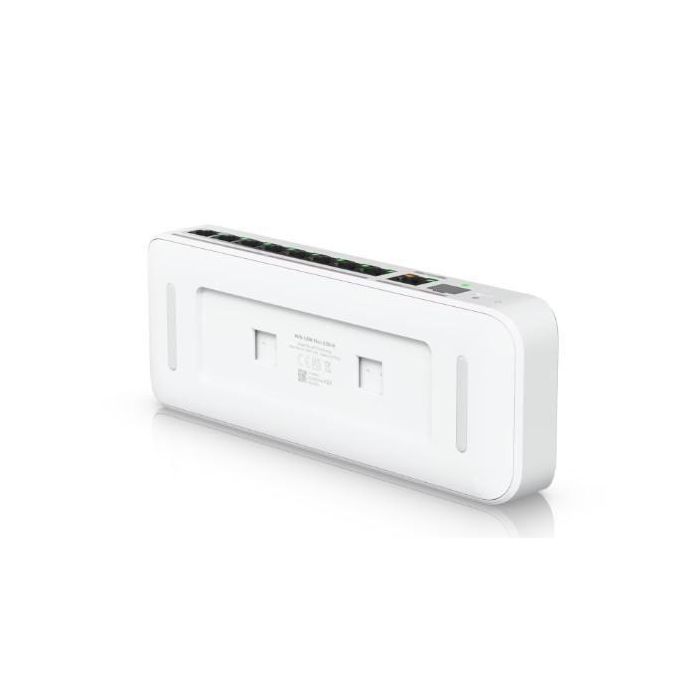 Ubiquiti 60 Gbps, Forwarding Rate 45 Mpps, 256 VLANs Soportadas, Alimentación AC/DC Externa 15W 9