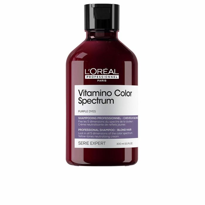 L'Oréal Professionnel Paris VITAMINO COLOR SPECTRUM Champú Morado 300 ml para Cabello Rubio y Decolorados