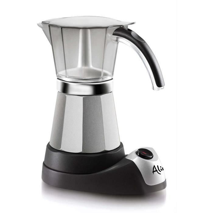 Delonghi EMKM6B Cafetera Moka Eléctrica Italiana Alicia Plus Blanca, 6 tazas, apagado automático, filtro para 3 o 6 tazas 0 Delonghi EMKM6B Cafetera Moka Eléctrica Italiana Alicia Plus Blanca, 6 tazas, apagado automático, filtro para 3 o 6 tazas 0