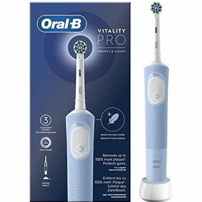 Cepillo de Dientes Eléctrico Oral-B Vitality Pro Negro 2 Cepillo de Dientes Eléctrico Oral-B Vitality Pro Negro 2