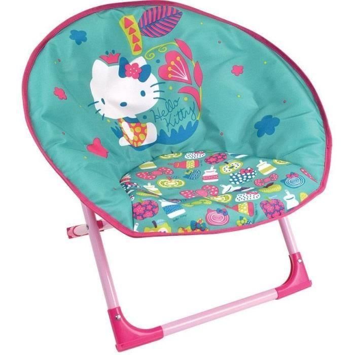 Hello Kitty Asiento luna plegable para niños, 47x54x45 cm (alto x ancho x fondo) 1