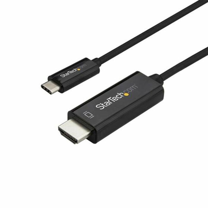 Adaptador USB C a HDMI Startech CDP2HD1MBNL Negro 1 m Adaptador USB C a HDMI Startech CDP2HD1MBNL Negro 1 m