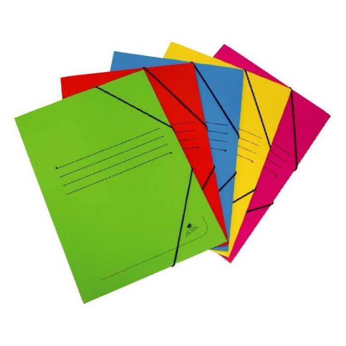 Mariola Carpeta Cartón 500 gr Solapa Gomas Folio Mate Verde -20U-