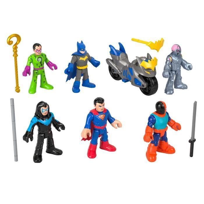 Imaginext - DC Super Friends - Caja de figuras Deluxe con 9 elementos - Imaginext - HXF94 2 Imaginext - DC Super Friends - Caja de figuras Deluxe con 9 elementos - Imaginext - HXF94 2