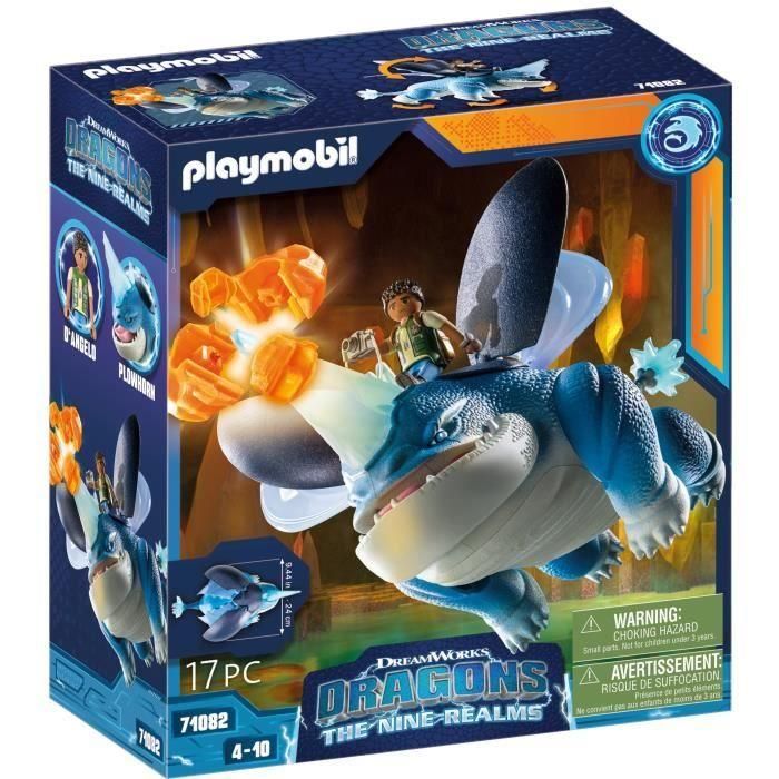 Playmobil Dragones: Nine Realms: Plowhorn & Playmobil Dragones: Nine Realms: Plowhorn &