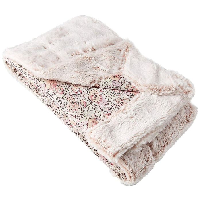 Domiva Manta Snow Lapinou Doble Cara Microfibra Poliéster y Algodón Ultra Suave - 75 x 100 cm 4