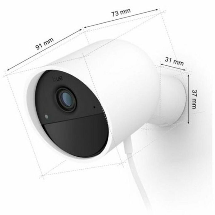 Philips Hue Cámara Secure AUC1717288367677 - HD 1080p - Interior o Exterior - Blanca 12