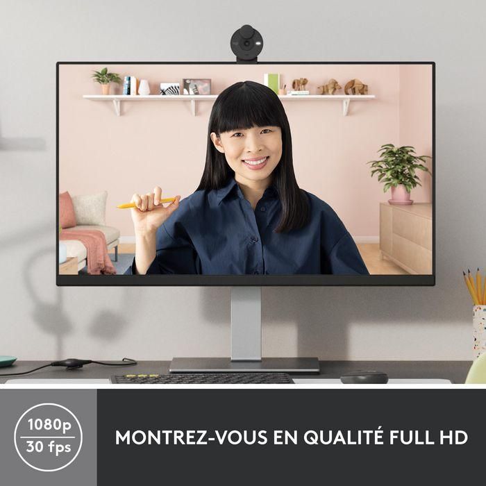 Logitech Brio 300 Webcam Full HD 1080p Foco Fijo con Micrófono Mono, Tapa de Privacidad USB-C y RightLight 2 Grafito 7 Logitech Brio 300 Webcam Full HD 1080p Foco Fijo con Micrófono Mono, Tapa de Privacidad USB-C y RightLight 2 Grafito 7