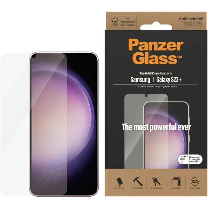PanzerGlass Screen Protector Samsung Galaxy S23 Plus UWF 1