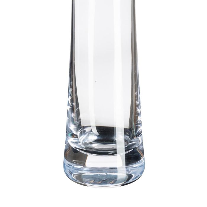 Florero Transparente Cristal Decoración 6,50 X 6,50 X 34 cm