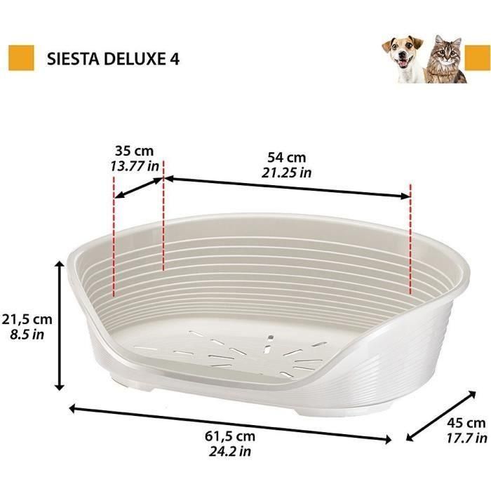 Ferplast Cama Plastico Siesta Perro Gato Deluxe 4 Burdeos 5 Ferplast Cama Plastico Siesta Perro Gato Deluxe 4 Burdeos 5