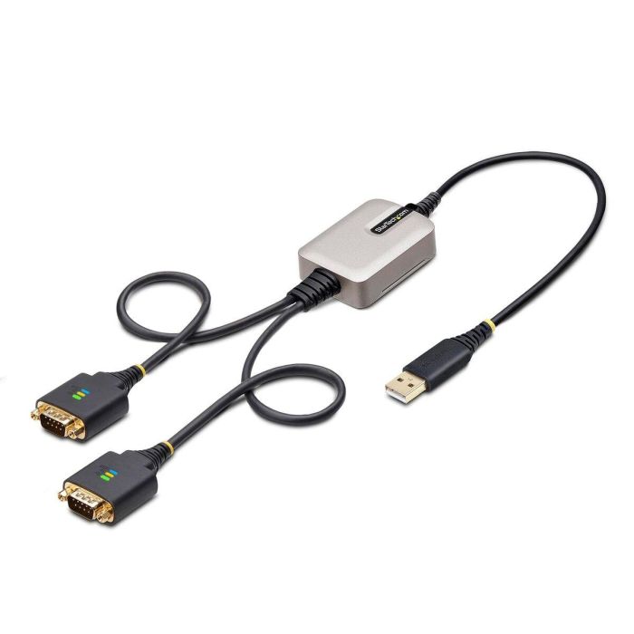 Cable USB Startech 2P1FFC-USB-SERIAL Negro